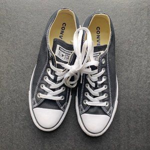 All Star Converse Sneakers  |  Black  |  Size 8